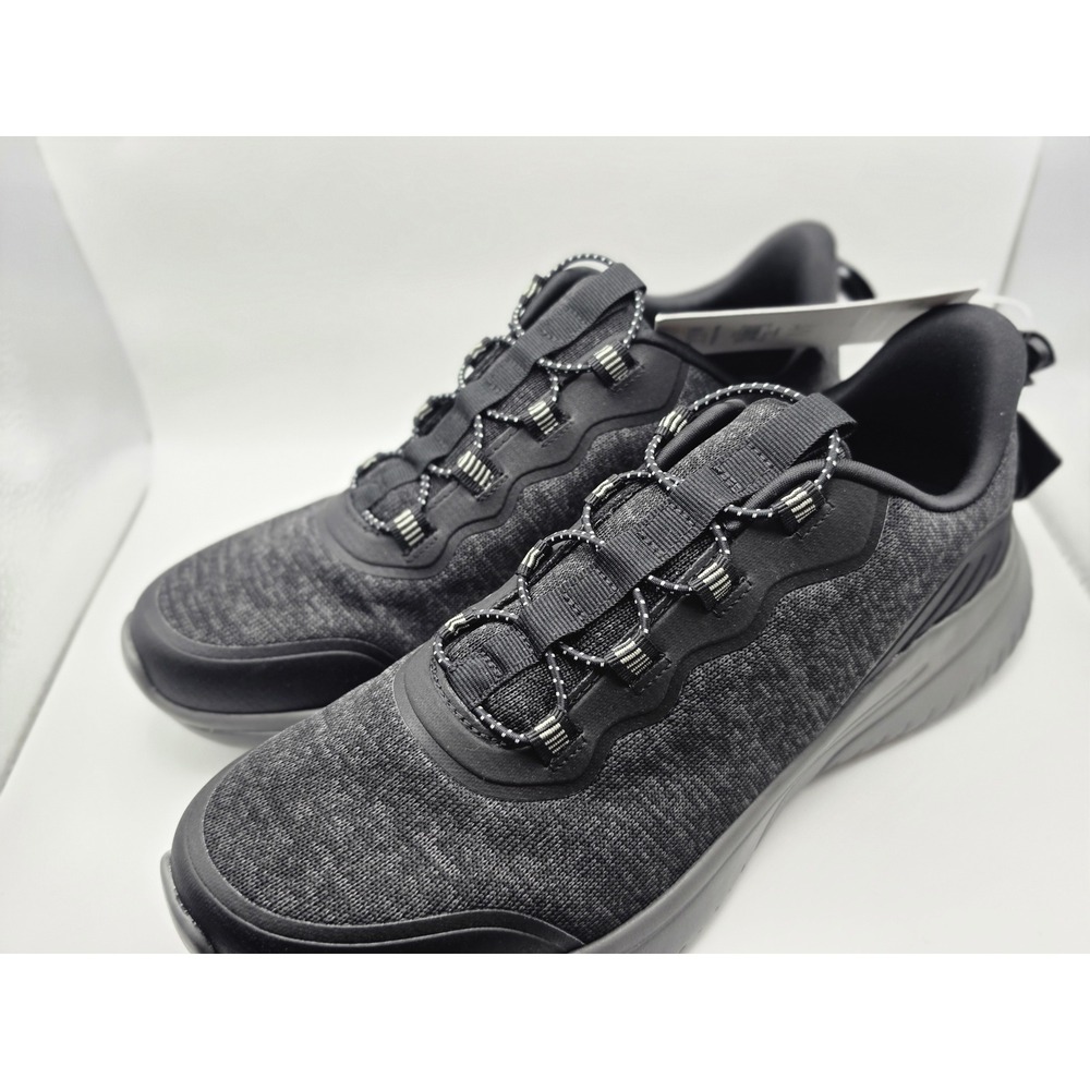 Athletic Works Mens Rudy III Black Memory Foam Walking Sneakers Size 10 NEW